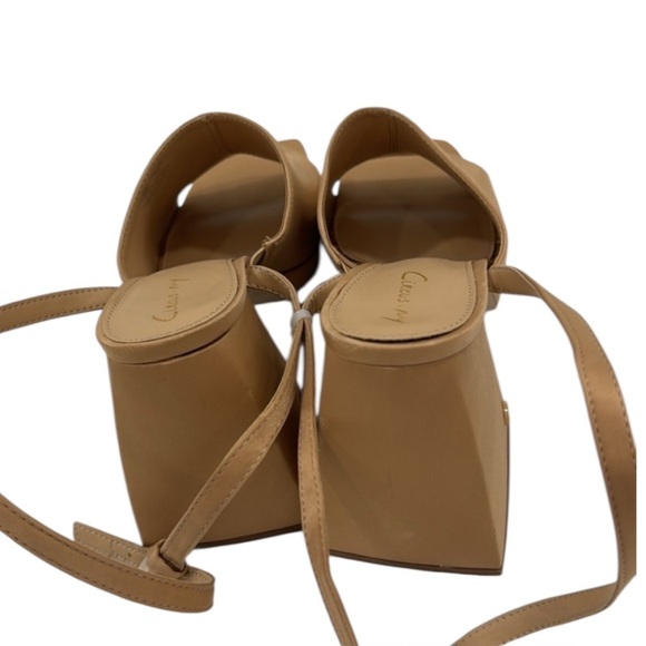 NWT Circus by Sam Edelman Miranda Platform Ankle Strap Rosa Beige Sandal Sz 8.5 - Picture 7 of 8